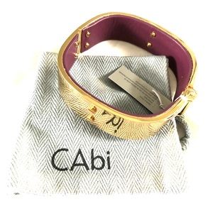 CAbi gold cuff bracelet